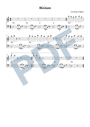 Simon K. Jensen - Minimum (sheet music)