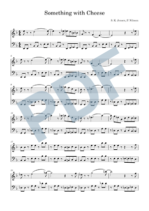 Simon K. Jensen - Something with Cheese (sheet music)